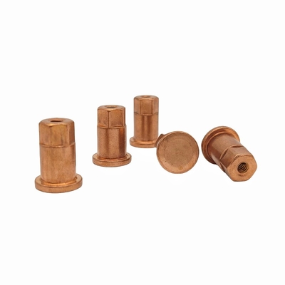 Op maat gemaakte koperen schroef # 10-24 Amerikaanse Externe Hexagon Nut Golf Cart Accessoires