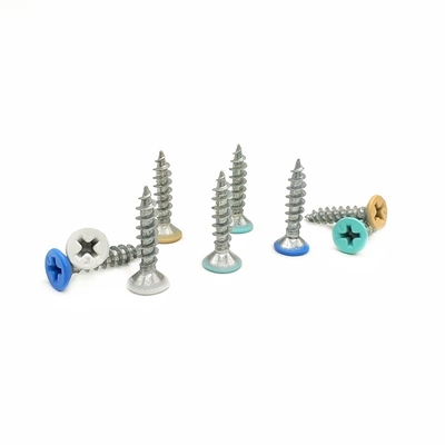 DIN roestvrij staal zelf tap schroeven Countersunk Hexagonal Cross Mountain draad voor verlichting