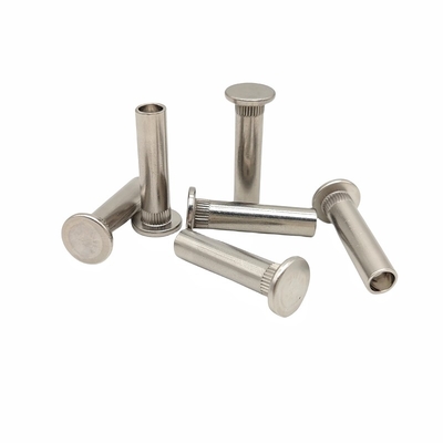 Fabriek Groothandel Custom Flat-headed Semi-hollow Rivet Non-Riveted Steel Serrated Rivet Non-Standard Schroef.