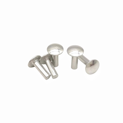 Fabriek Groothandel Op maat Grote Vlakke Hoofd Solid Rivet Halfronde Hoofd Solid Aluminium Rivet Niet-standaard gevormde onderdelen.