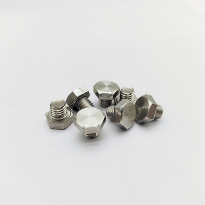 M8 Chromen Wielbouten 12,3 mm Lengte 13 mm Zeskantkop Roestvrij Staal